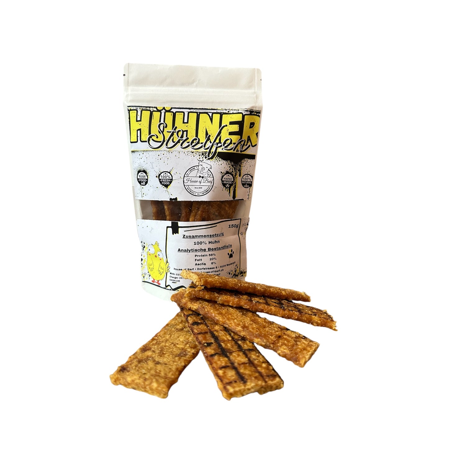 Hühner Streifen - House of Barf - Hundefutter - BARF - Hundeshop