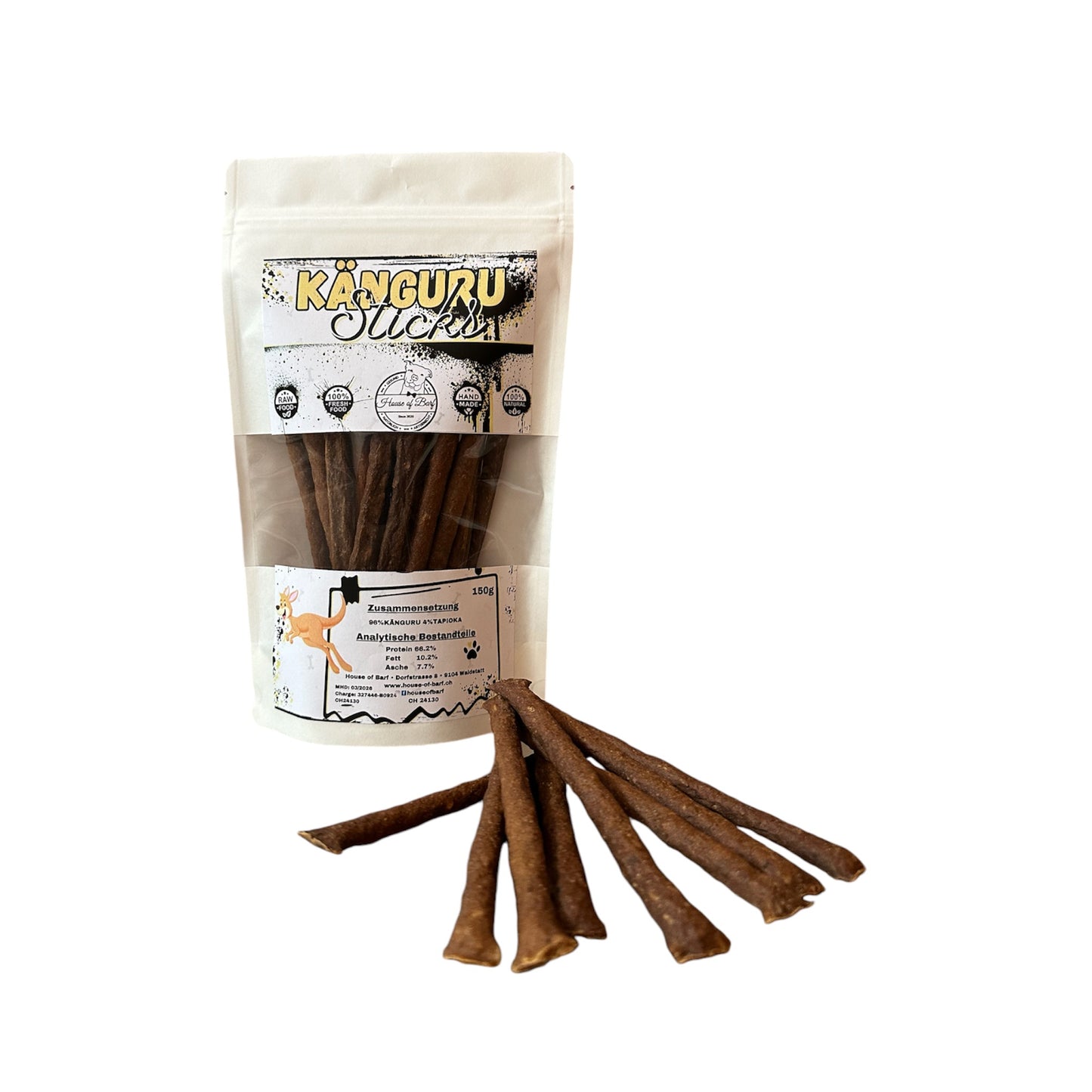 Känguru Sticks - House of Barf - Hundefutter - BARF - Hundeshop