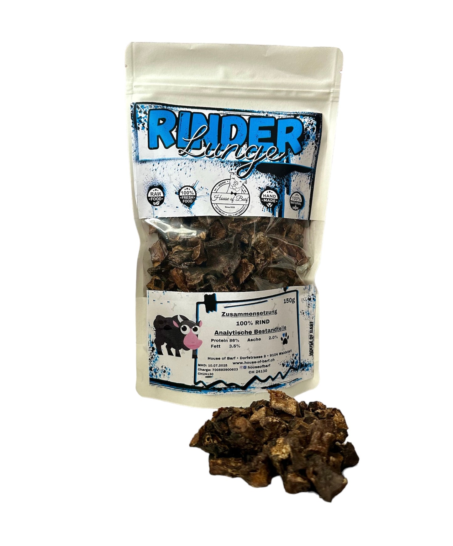 Rinder Lunge - House of Barf - Hundefutter - BARF - Hundeshop