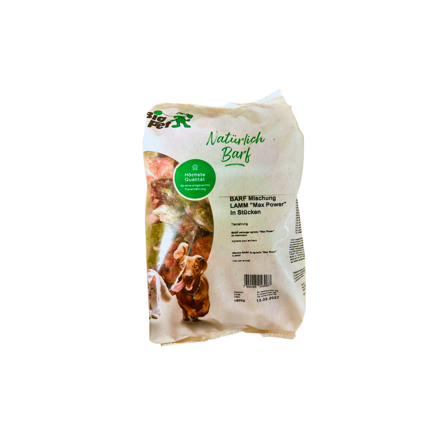 BARF Menü Lamm Würfel - House of Barf - Hundefutter - BARF - Hundeshop