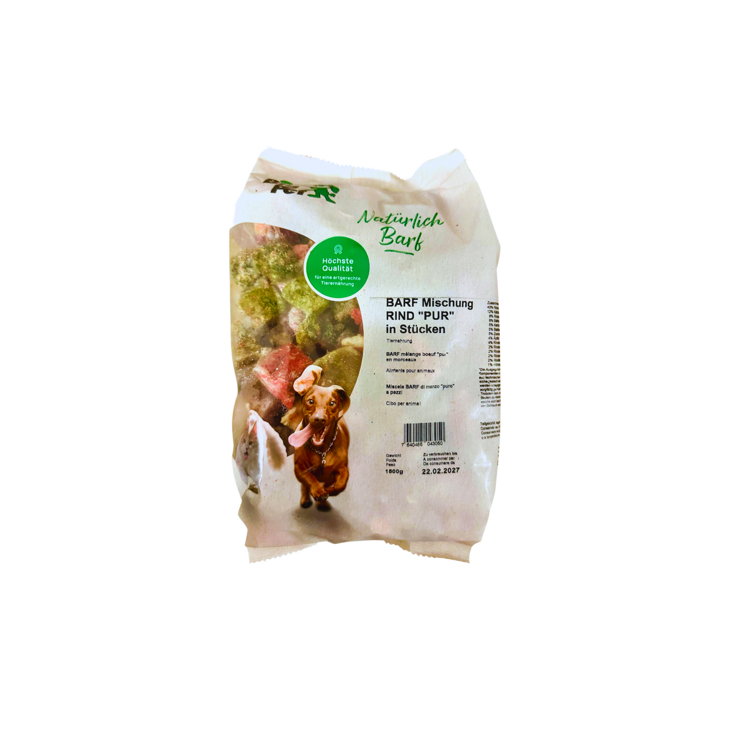 BARF Menü Rind Stücke - House of Barf - Hundefutter - BARF - Hundeshop
