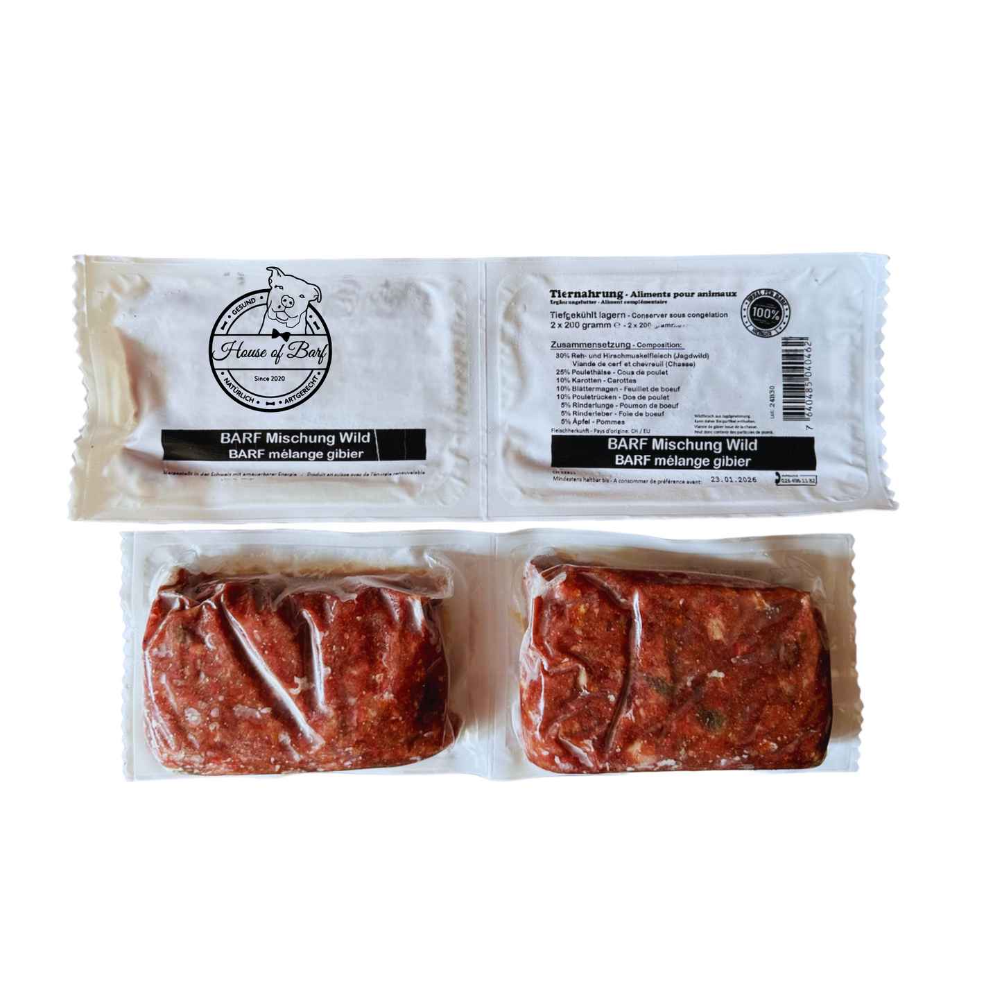 BARF Menü Wild - House of Barf - Hundefutter - BARF - Hundeshop