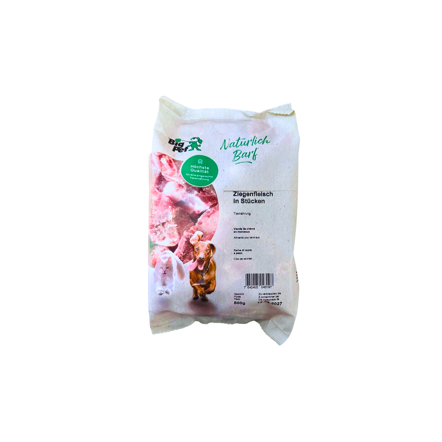 Ziegenfleisch Stücke - House of Barf - Hundefutter - BARF - Hundeshop