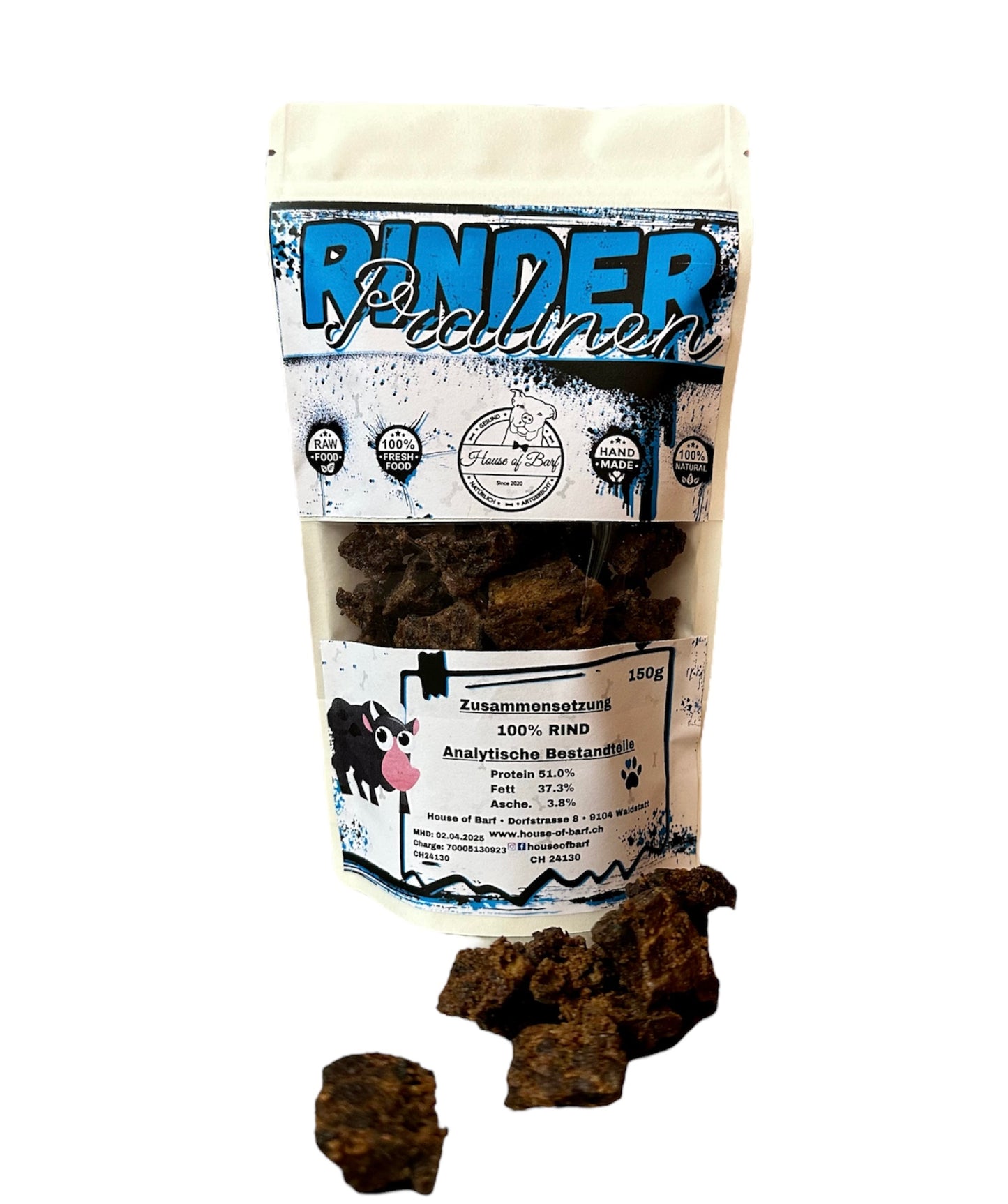 Rinder Pralinen - House of Barf - Hundefutter - BARF - Hundeshop