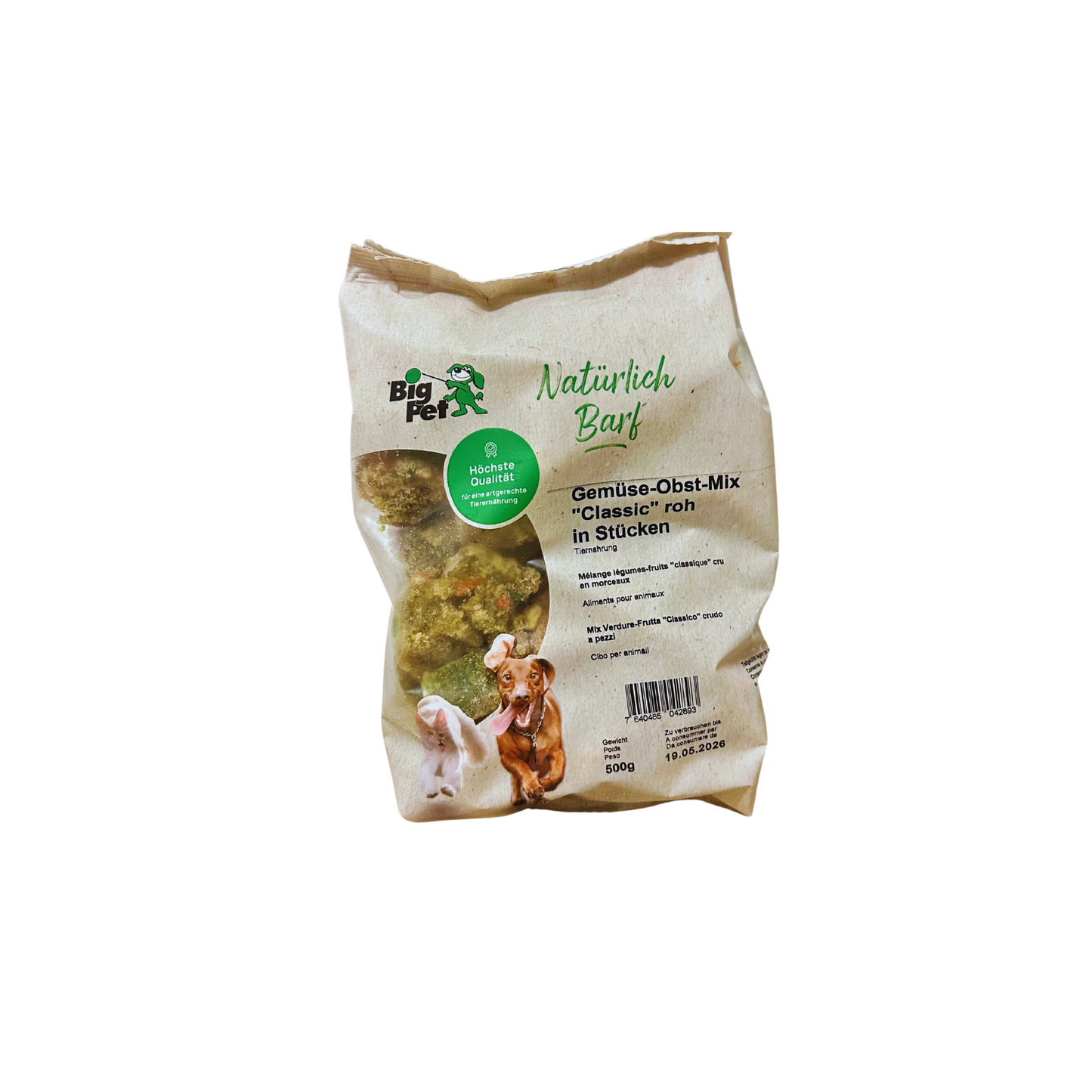 Gemüse / Obst MIX Würfel - House of Barf - Hundefutter - BARF - Hundeshop