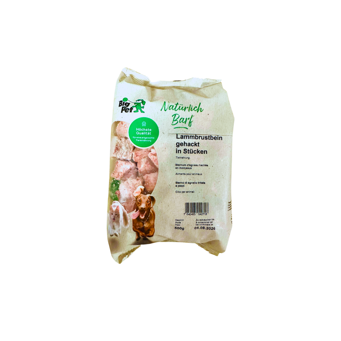 Lamm Brustbein Würfel - House of Barf - Hundefutter - BARF - Hundeshop