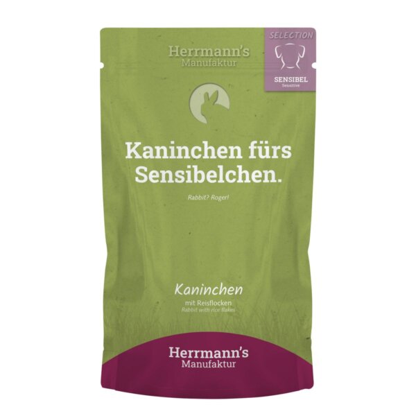 Kaninchen mit Reisflocken - House of Barf - Hundefutter - BARF - Hundeshop