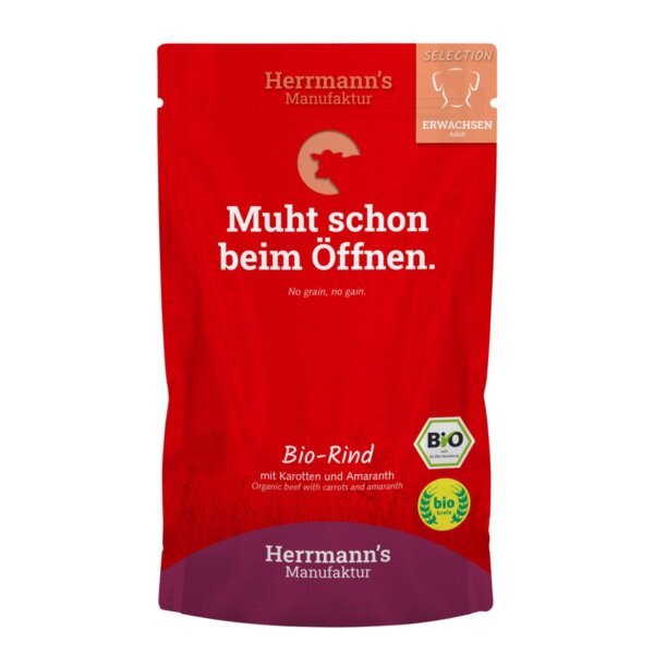 Bio Rind mit Karotten und Amaranth - House of Barf - Hundefutter - BARF - Hundeshop