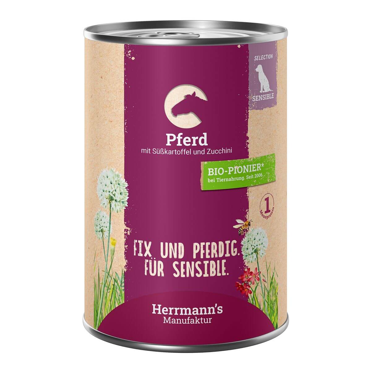 Pferd mit Süsskartoffel und Zucchini - House of Barf - Hundefutter - BARF - Hundeshop