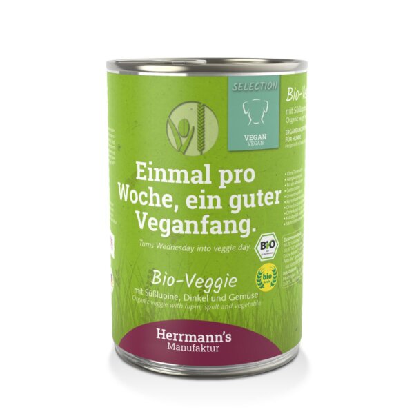Veggie mit weisser Süsslupine und Dinkel - House of Barf - Hundefutter - BARF - Hundeshop