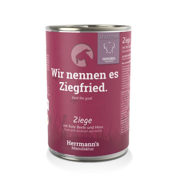 Ziege mit roter Beete und Hirse - House of Barf - Hundefutter - BARF - Hundeshop