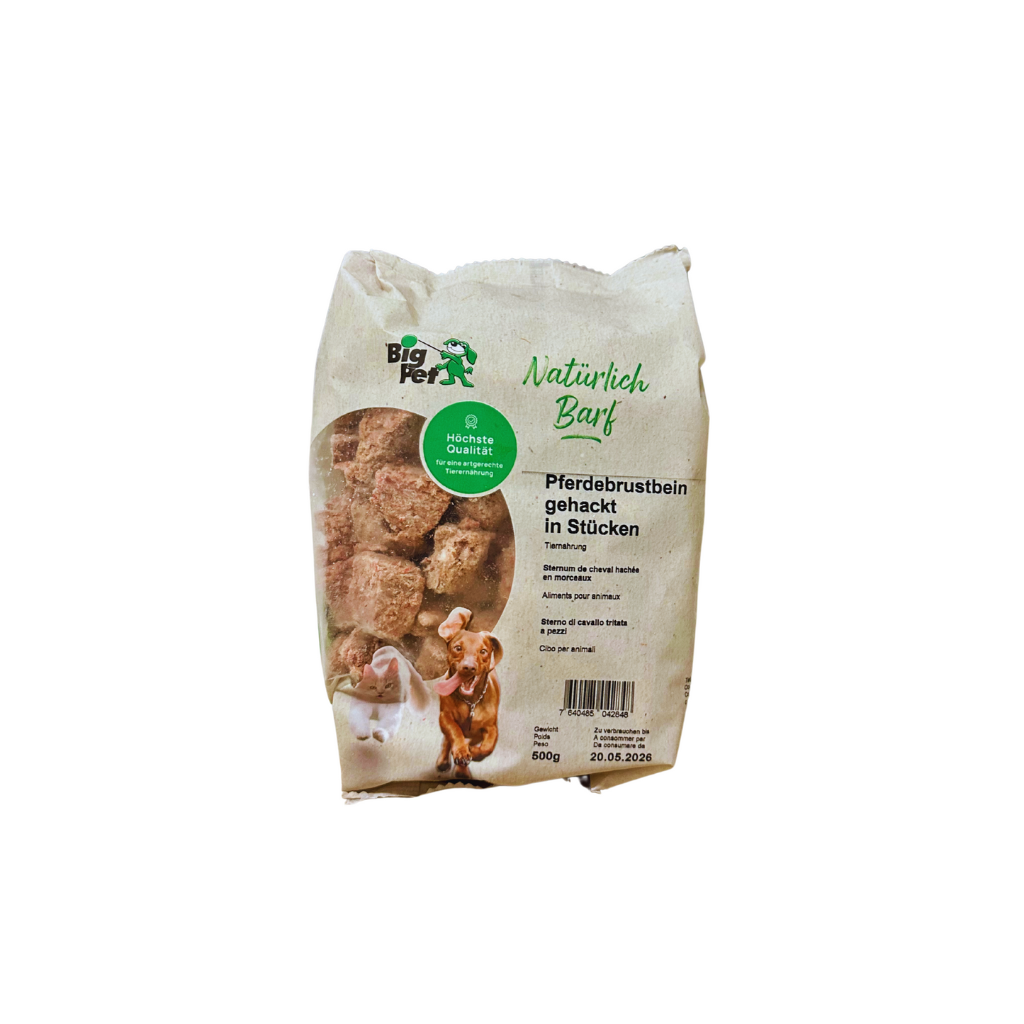 Pferde Brustbein Würfel - House of Barf - Hundefutter - BARF - Hundeshop