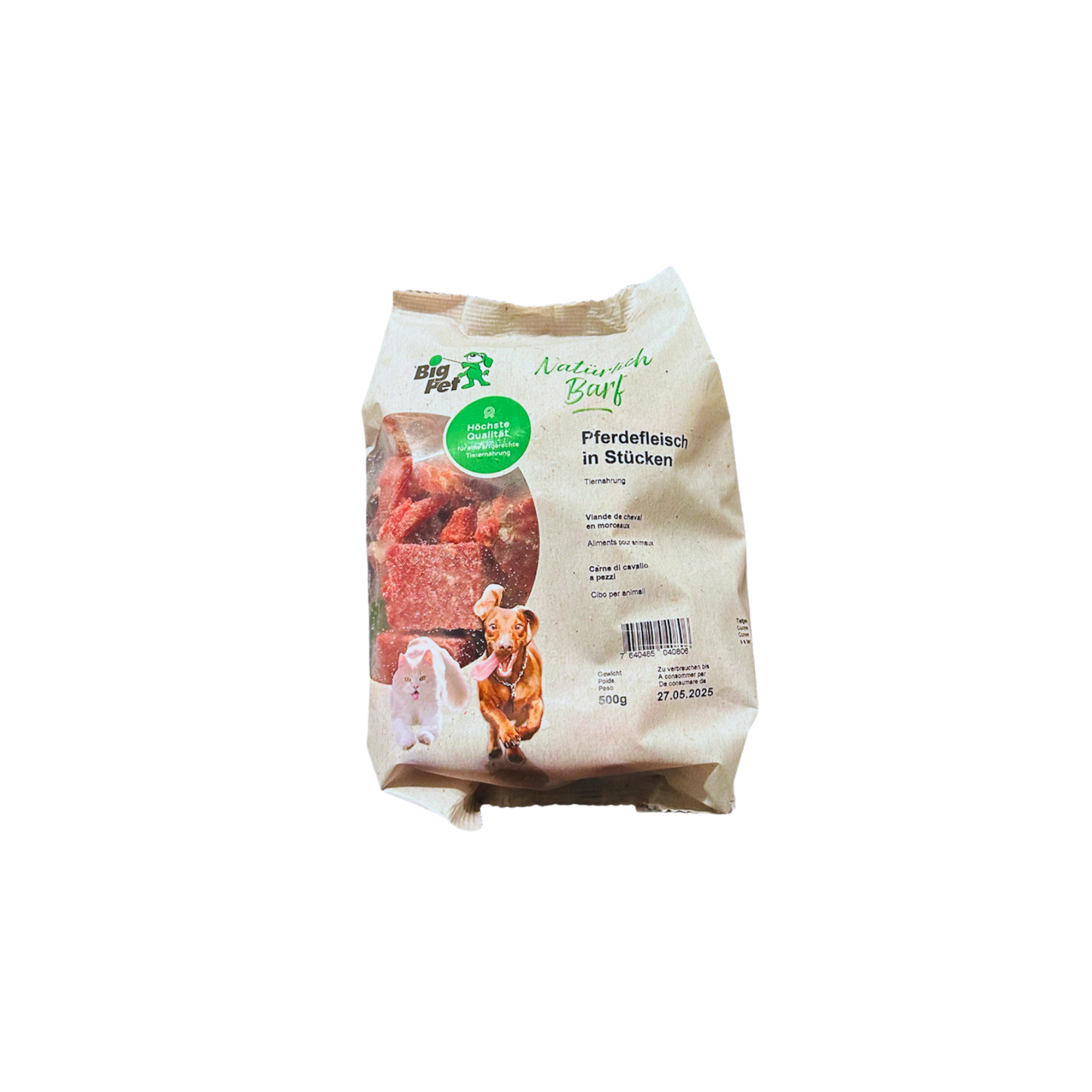 Pferdefleisch Stücke - House of Barf - Hundefutter - BARF - Hundeshop