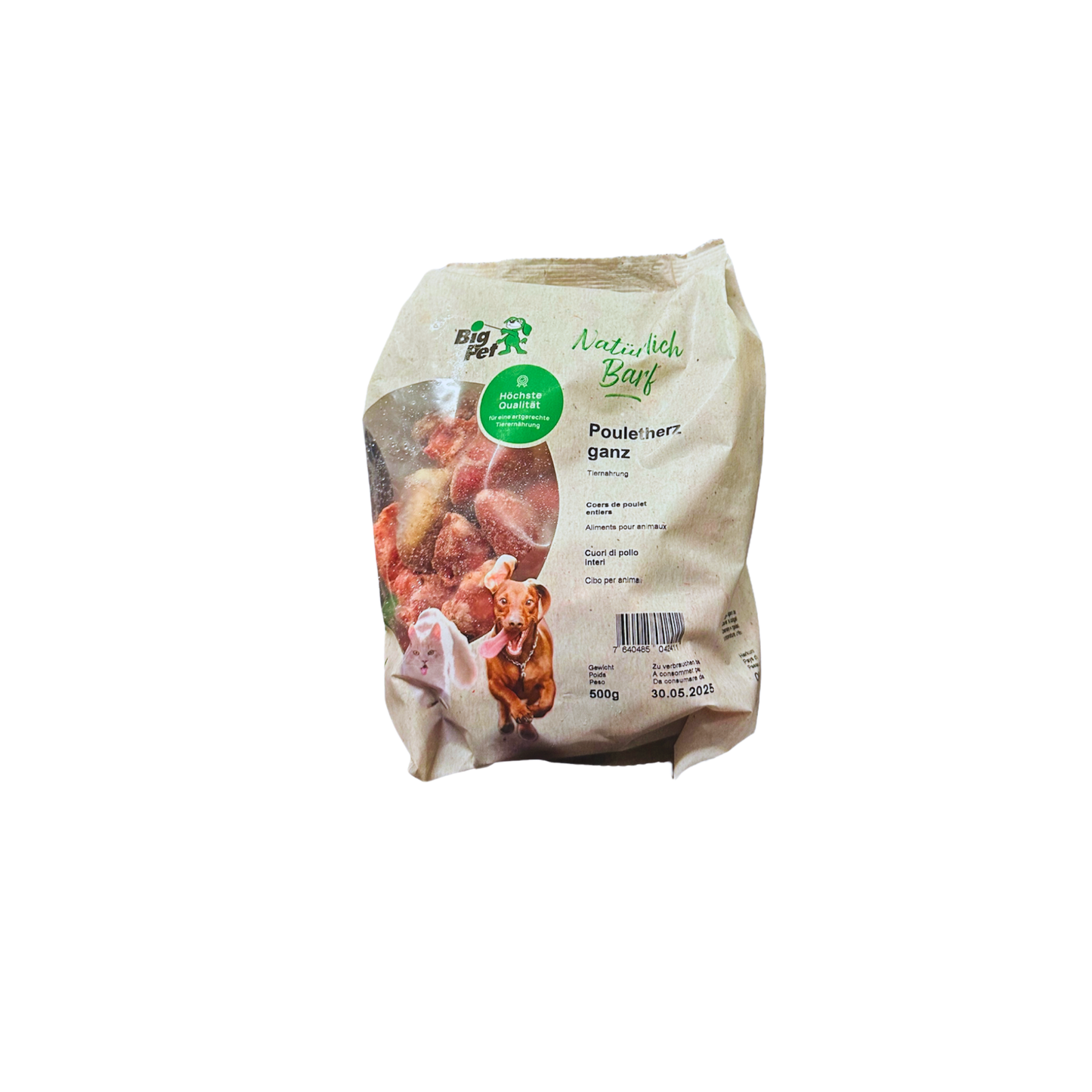 Poulet Herzen - House of Barf - Hundefutter - BARF - Hundeshop