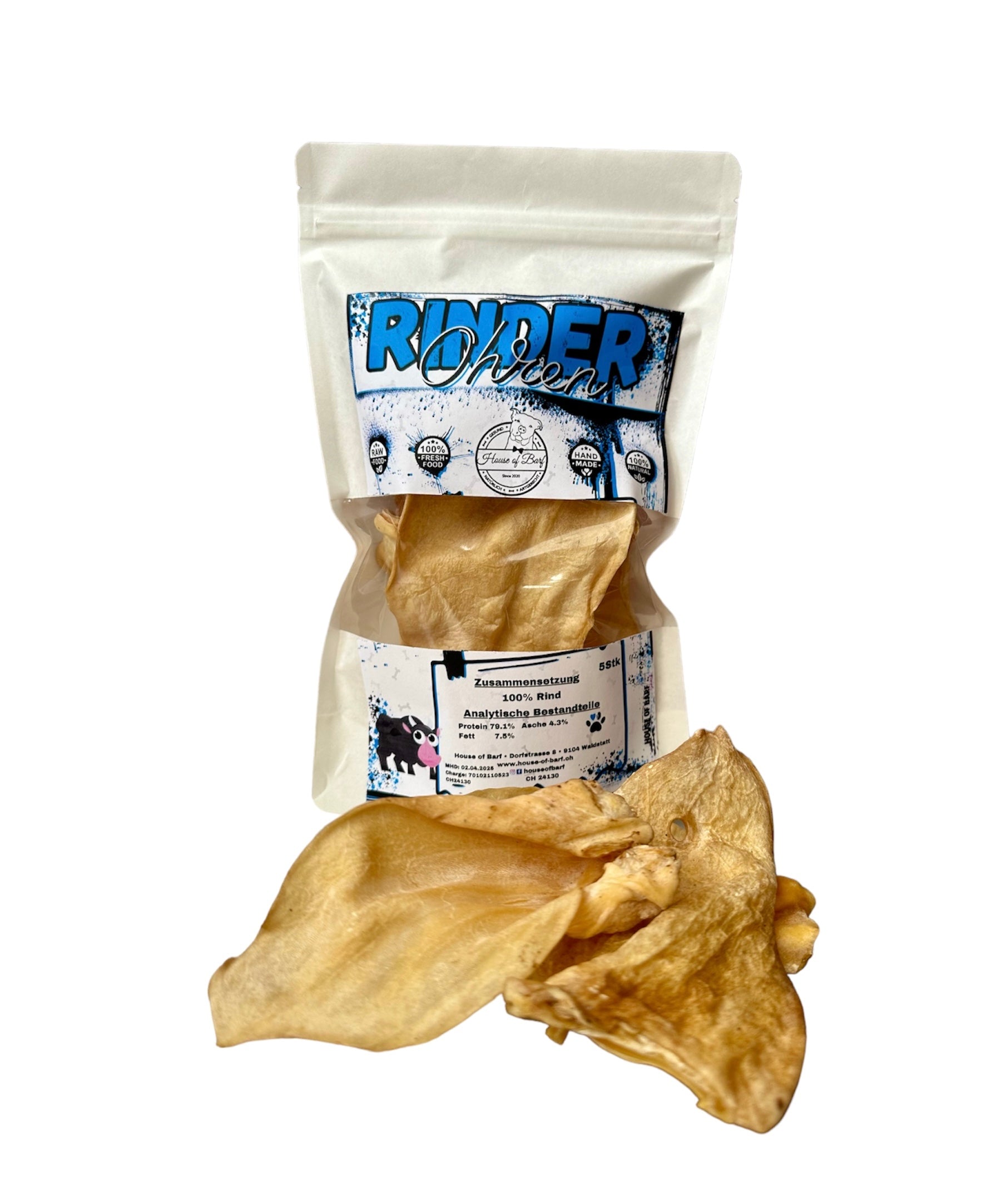 Rinder Ohren - House of Barf - Hundefutter - BARF - Hundeshop