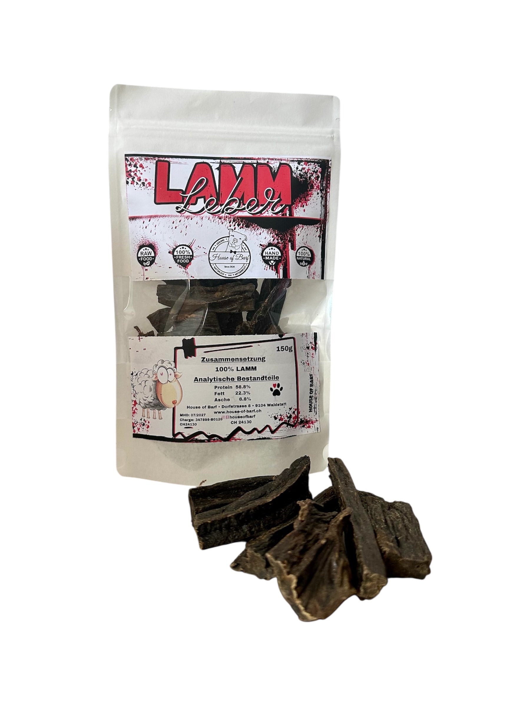 Lamm Leber - House of Barf - Hundefutter - BARF - Hundeshop