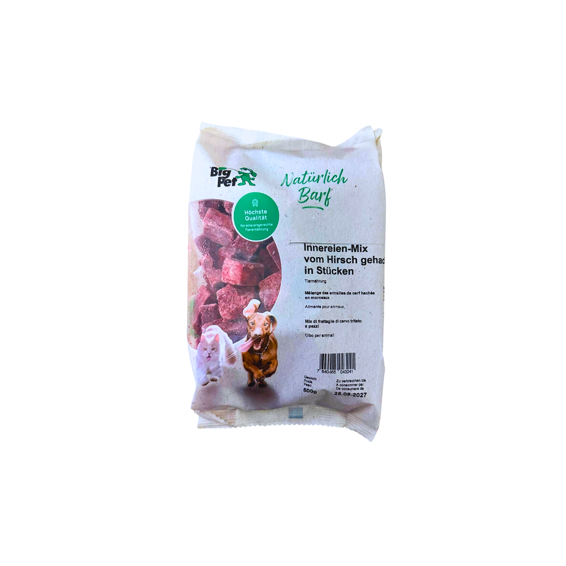 Hirsch Innereien Mix Würfel - House of Barf - Hundefutter - BARF - Hundeshop