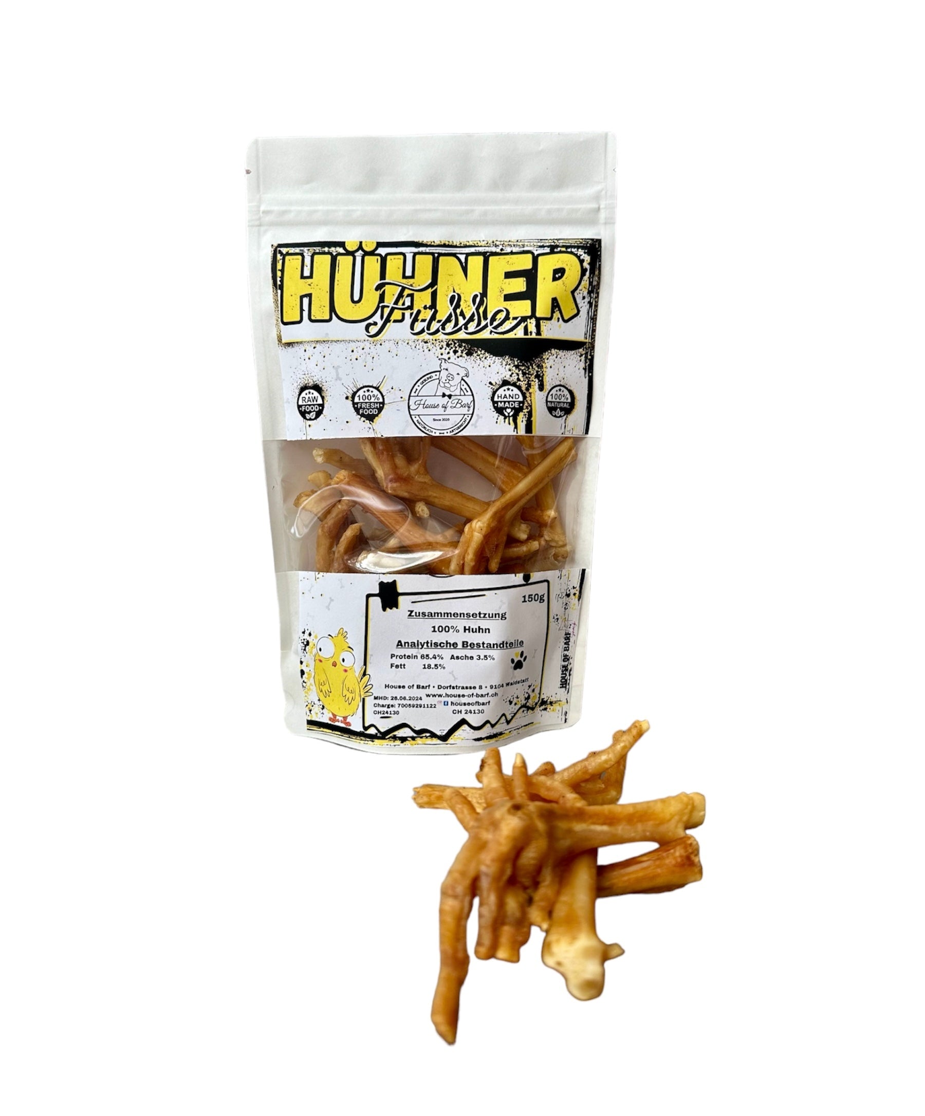 Hähnchenfüsse - House of Barf - Hundefutter - BARF - Hundeshop