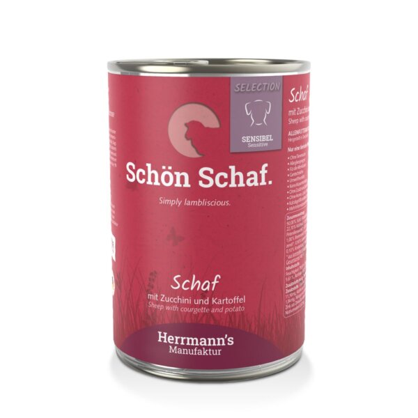 Schaf mit Zucchini und Kartoffeln - House of Barf - Hundefutter - BARF - Hundeshop
