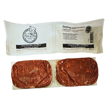 Rinder Innereien Mix Gewolft - House of Barf - Hundefutter - BARF - Hundeshop