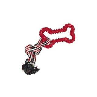 Xmas TPR-Knochen mit Seil - House of Barf